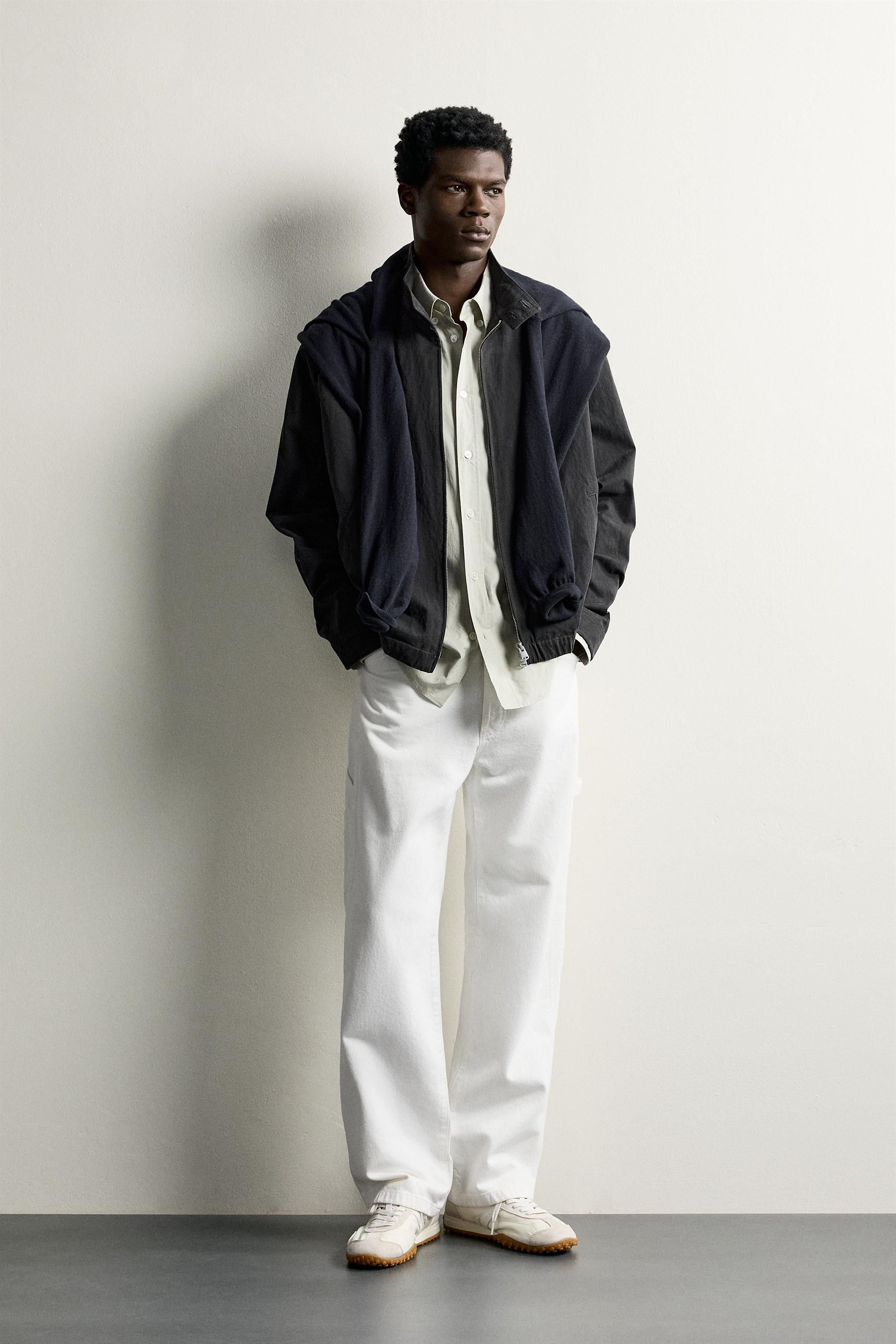 WASHED EFFECT REGULAR FIT JACKET